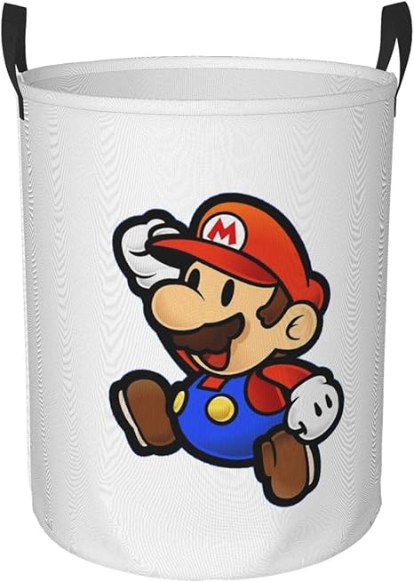 Amazon スーパーマリオ Super Mario ランドリーバスケット 洗濯汚れた服バスケット汚いストレージバスケット ごみ箱 耐荷重 雑貨整理 収納便利 ランドリーかご 洗濯ボックス 収納ボックス かご バスケット オンライン通販