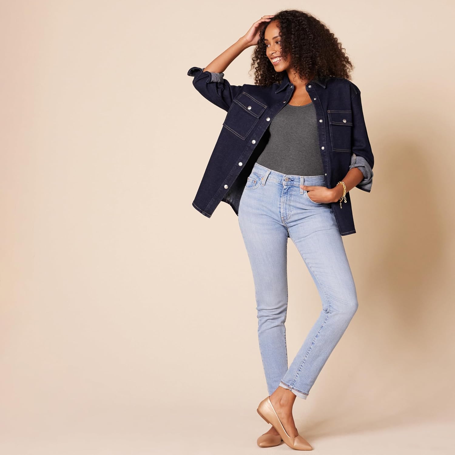 Amazon Essentials Women's Slim-Fit Tank Top, Pack of 2 - Image 4