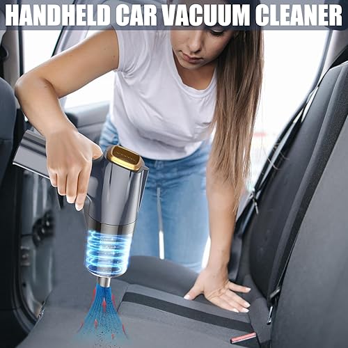 Miniatura 7 de KEEPAA Aspirador de coche inalámbrico Mini soplador de aire inalámbrico de mano para computadora con teclado - Aspirador portátil para automóvil