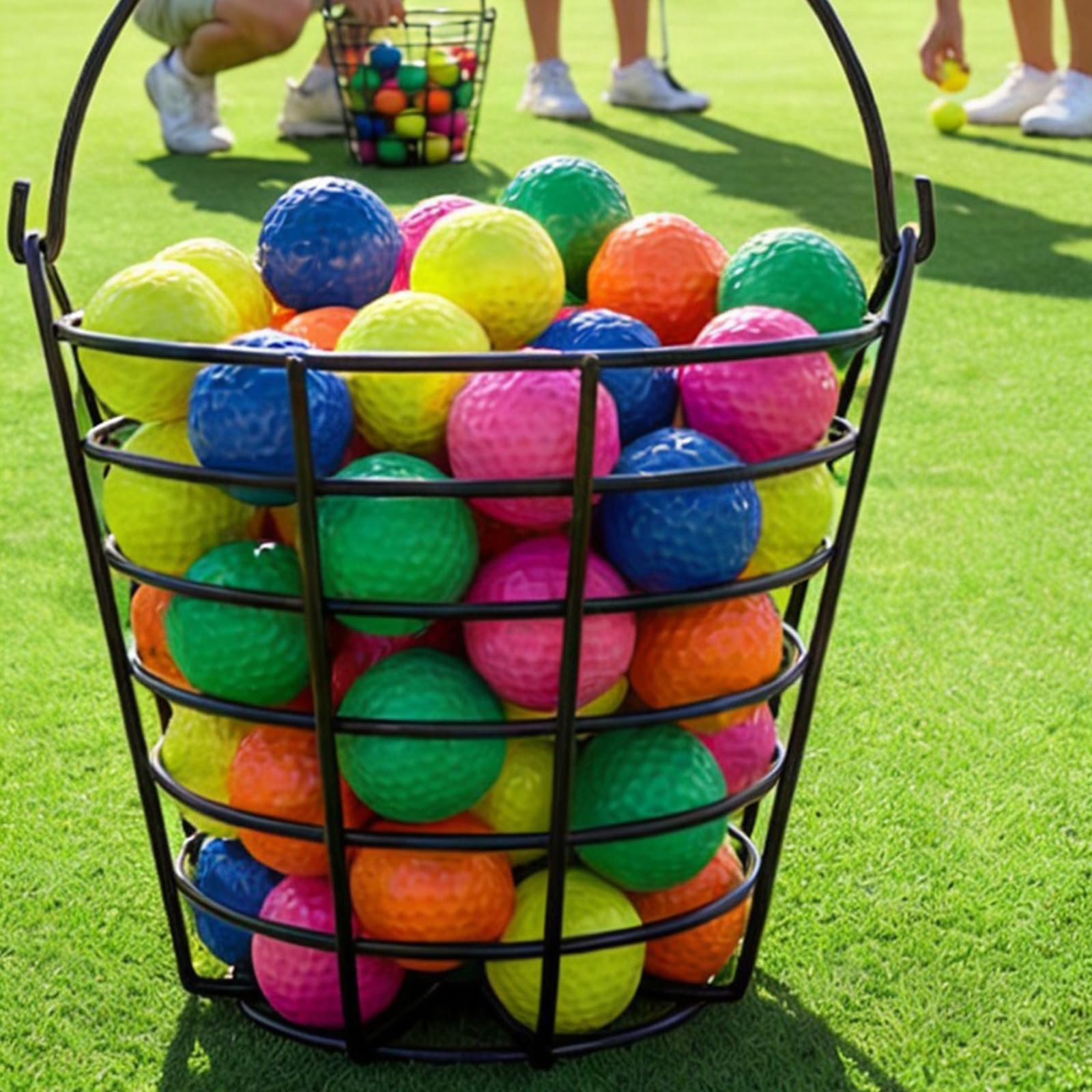 Ballkorb mit klappbarem für 50 Bälle Üben und Trainieren von Golfbällen