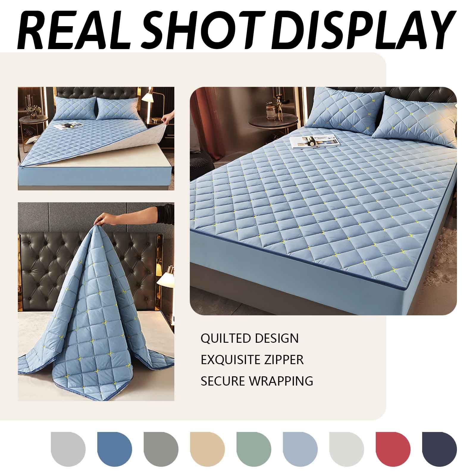 Housse Matelas 180x200 Renove Matelas Integral 15 Cm Fermeture éClair Housse Integrale Matelas Protection Matelas ProtèGe Matelas(#8,180x200+15cm)