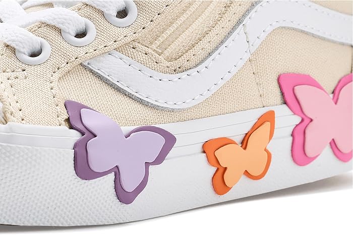 Обувь Vans SK8-Hi® Reissue Zip Butterfly (Little Kid) — фото 3