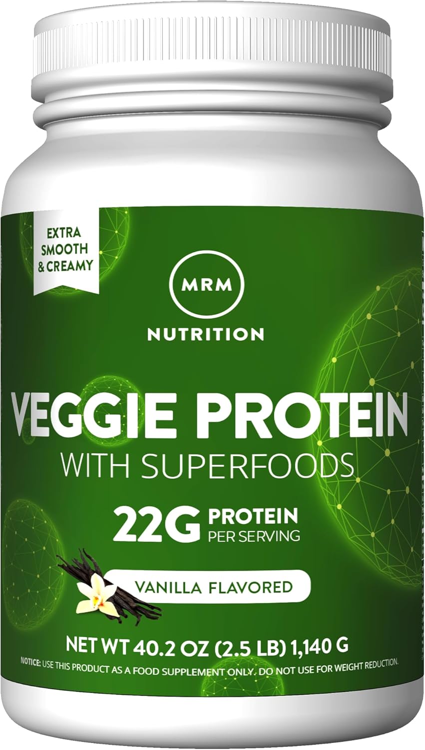 MRM Nutrition Veggie Protein with Superfoods...