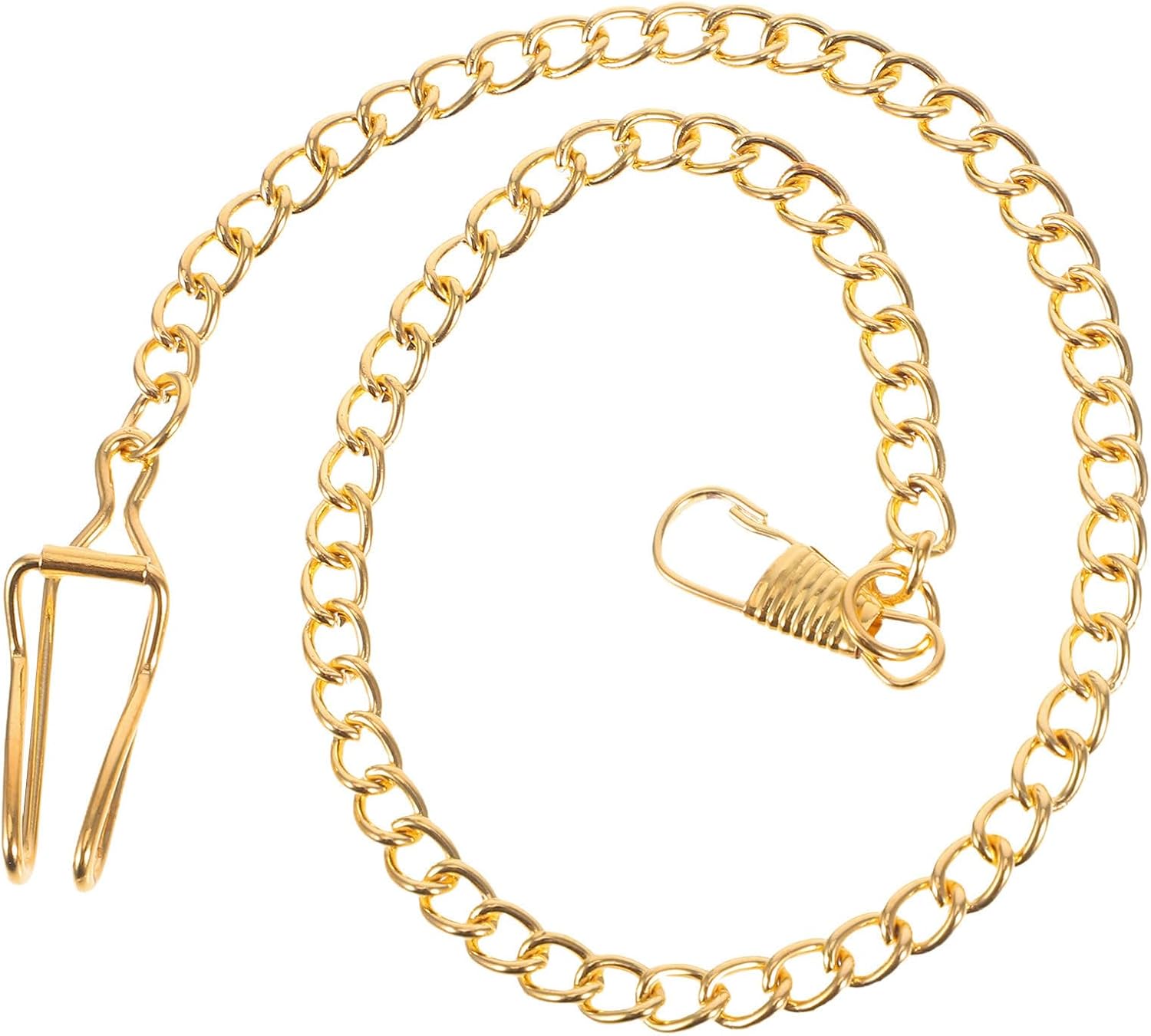 Golden Plated Pocket Watch Chain for Pocket Watch Users Metal