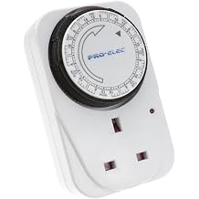 kenable 7 Day Weekly Programme Mechanical Timer Switch for UK Power Sockets