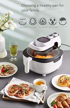 Air Fryer Indoor Grill 5L Air Fryer Slow Cooker Roast Bake 1100-Watts Dishwasher Safe