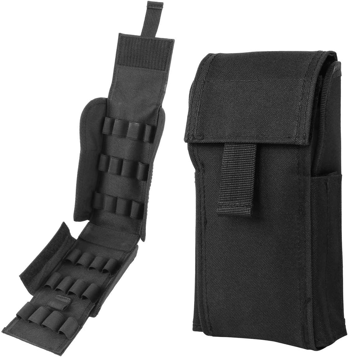3PACK 5 Rounds 12 Gauge Tactical Shotgun Shell Holder Card Ammo