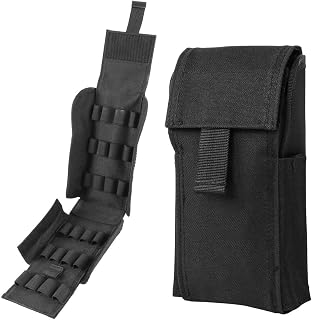 IronSeals 24 Round Shotgun Shotshell Ammunition Reload Holder Quick Access Molle Pouch for 12 Gauge/20G