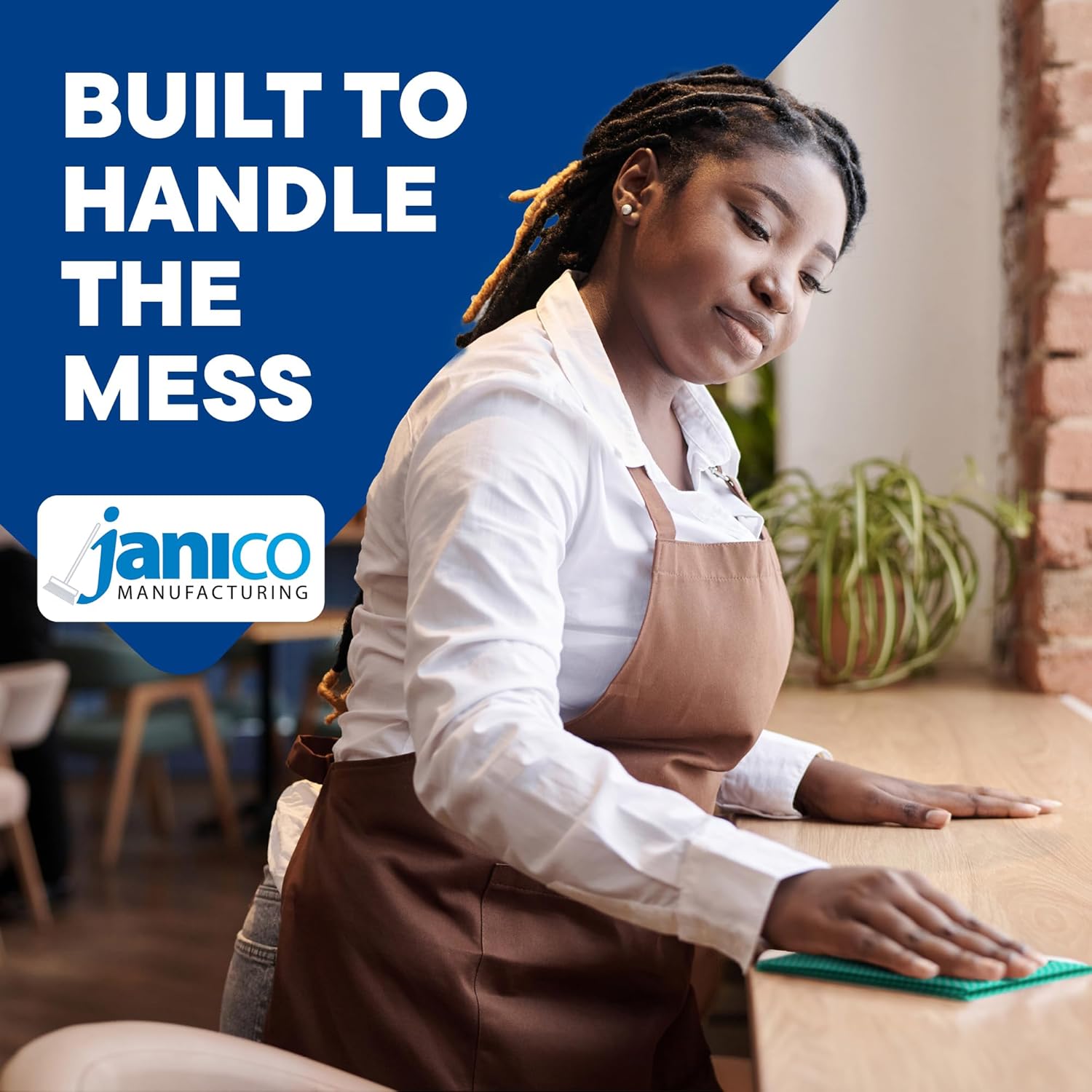 Janico 200 Count Food Service Wipes – 12” x 24” Lightly Reusable Cleaning Rags – Disposable Cleaning Cloths – Lint-Free Reusable Paper Towels from Spunlace – Disposable Dish Cloths & Bar Mops (Teal)