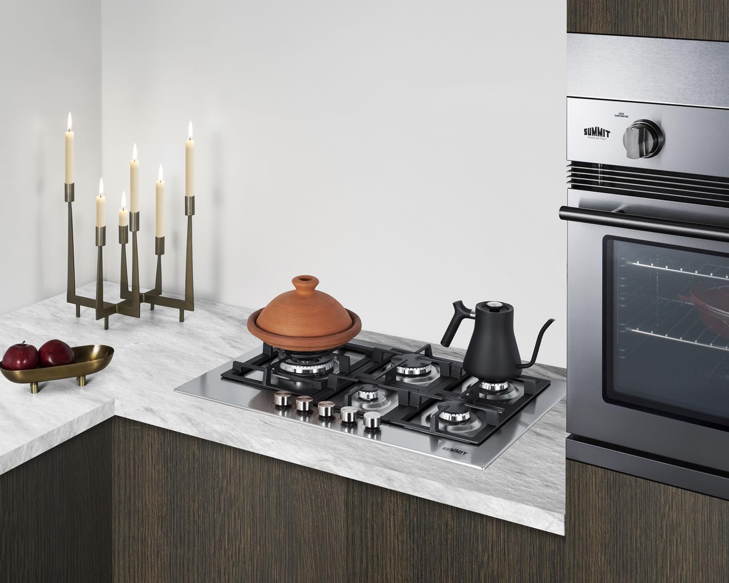 Summit 30” Wall Oven Gap Filler, Decorative Appliance Space Filler, Stainless Steel, Made in The USA- TKWO30