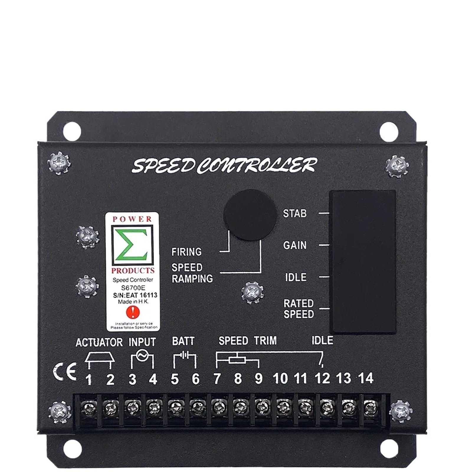 S6700E Speed Controller Control Module Engine Electronic Governor S 6700E 1Pcs