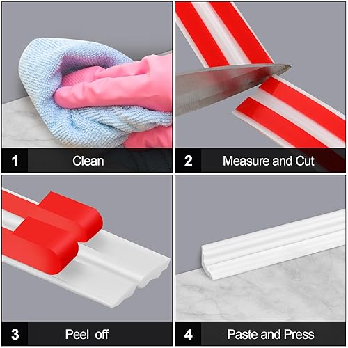 Miniatura 4 de Moldura flexible de esquina interior y exterior, moldeo de pared para despegar y pegar, moldura de moldura de bricolaje, protectores de esquina