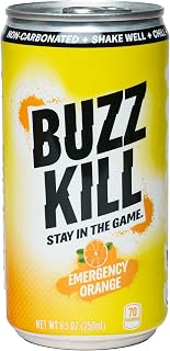 BuzzKill Recovery Drink, Feel Better The Next Day, 8.5 oz (Pack of 4)