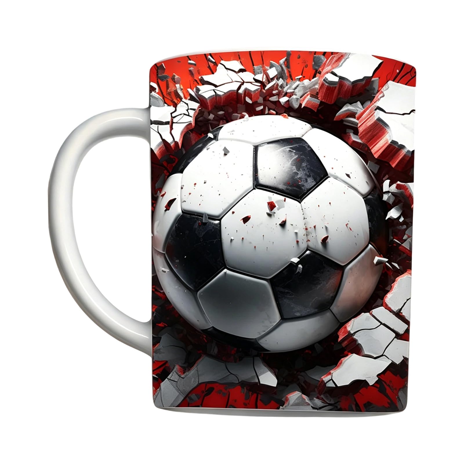 Xinsheinelry Beverage Cup Coffee Drinking Mug with Comfortable Grip Easy to Clean and Dishwasher Safe Drinkware Sport Earthenware Cup