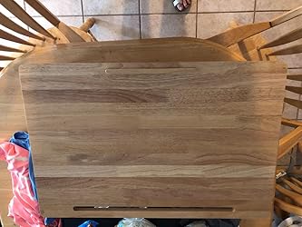 Amazon.com: Amazon Basics Laptop Table with Open Top, Wood, Natural