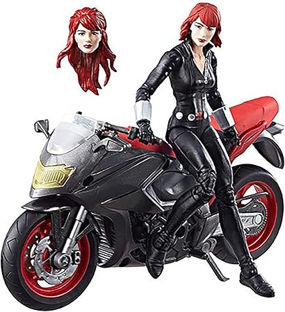 Marvel Legends Series 6-inch Black Widow with Motorcycle