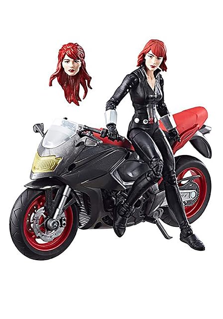 Marvel Legends 6" Black Widow and Motorcycle Set