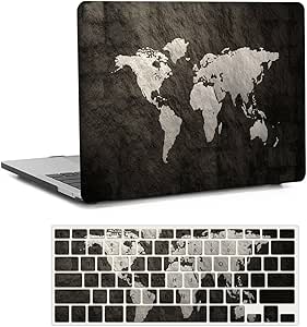 MacBook Air 15 Inch Case 2023 M2 Chip - Hard Shell With Keyboard Cover Marble Design