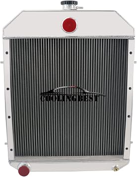 3 Row Aluminum Radiator for Case-IH Backhoe 480D 480LL 580 Super D 580D 580SD 584D 585D D81055 Radiators