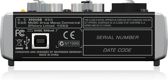 BEHRINGER XENYX 302 USB Mixer