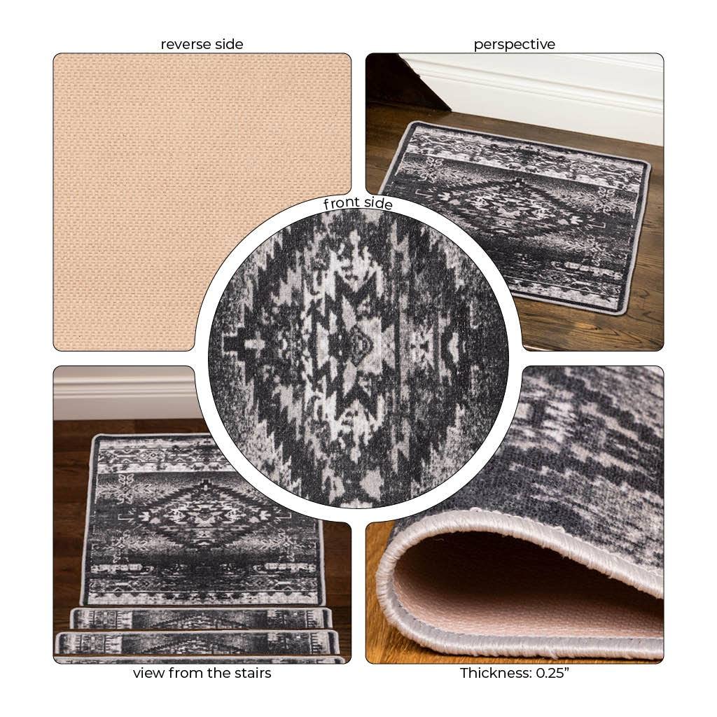 Snapklik.com : Benissimo, Stair Treads Carpet, Landing Slip Resistant ...