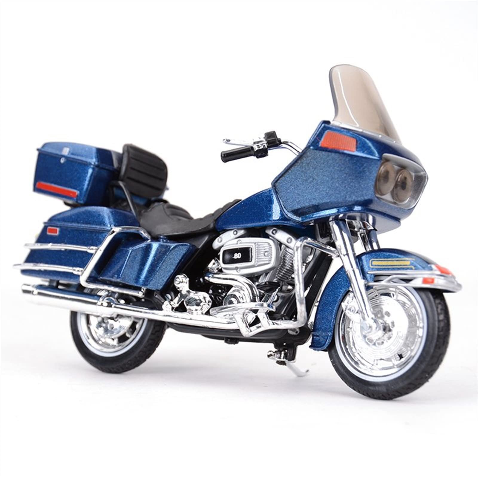 SEYXF Motorbike Toy Motorcycle Toys Collection for Harley FLT Tour Glide 1980 Die Cast Vehicles Birthday Gift 1/18