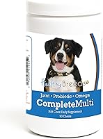 Vista 42 de Healthy Breeds Schnauzer miniatura todo en uno multivitamínico suave masticable 90