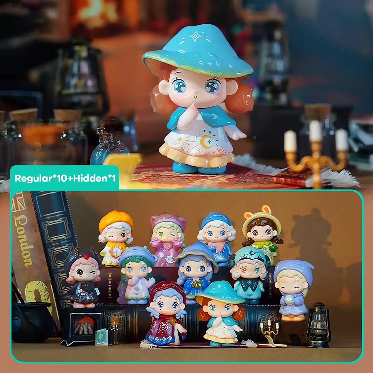 Magic Academy Series Blind Box Figures, Random Design Action Figures Collectible Toys for Birthday Gift, Home Decorations, Single Box