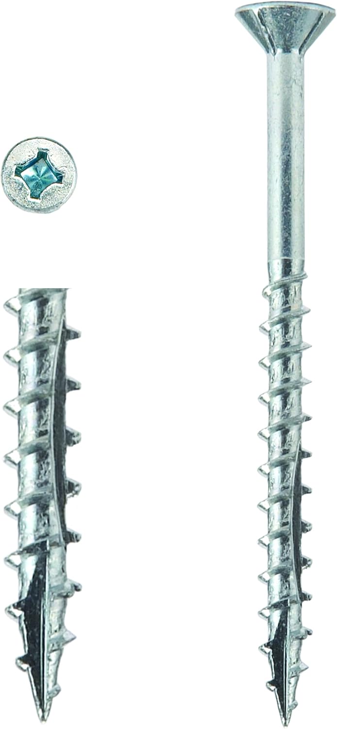 8 x 1 3/4 HighPoint General Purpose Screws, Flat Head, Combo Drive, Zinc, 100 pc