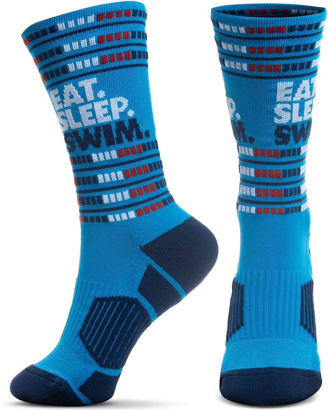 Swimming Athletic Mid-Calf Socks | Youth and Adult Sizes