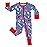 Little Sleepies Pajamas for Baby Boys & Girls, Viscose from Bamboo Baby Pajamas, Snug Sleeper, Toddler PJs, 2-Way Zipper, Blue All Stars, Preemie