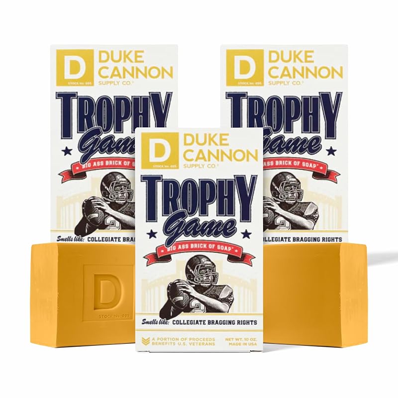 Duke Cannon Supply Co. Sabonete em barra Trophy Game, 283 g, Pacote com 3