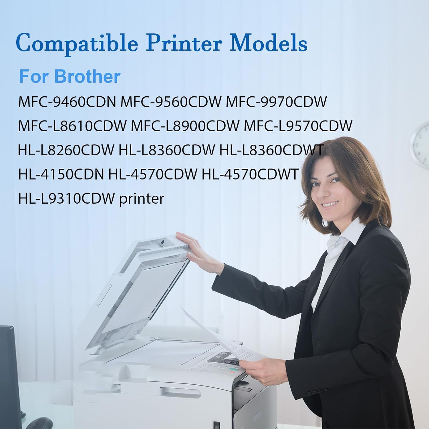 D01CEC001 D00C54001 Fuser Fixing Unit Replacement for Brother L8600CDW L8610CDW L8850CDW L8900CDW L9550CDW L9570CDW HL-L8250CDN L8260CDW L8350CDW L8360CDW L9200CDWT L9310CDW Fuser Unit 115 volt (115V)