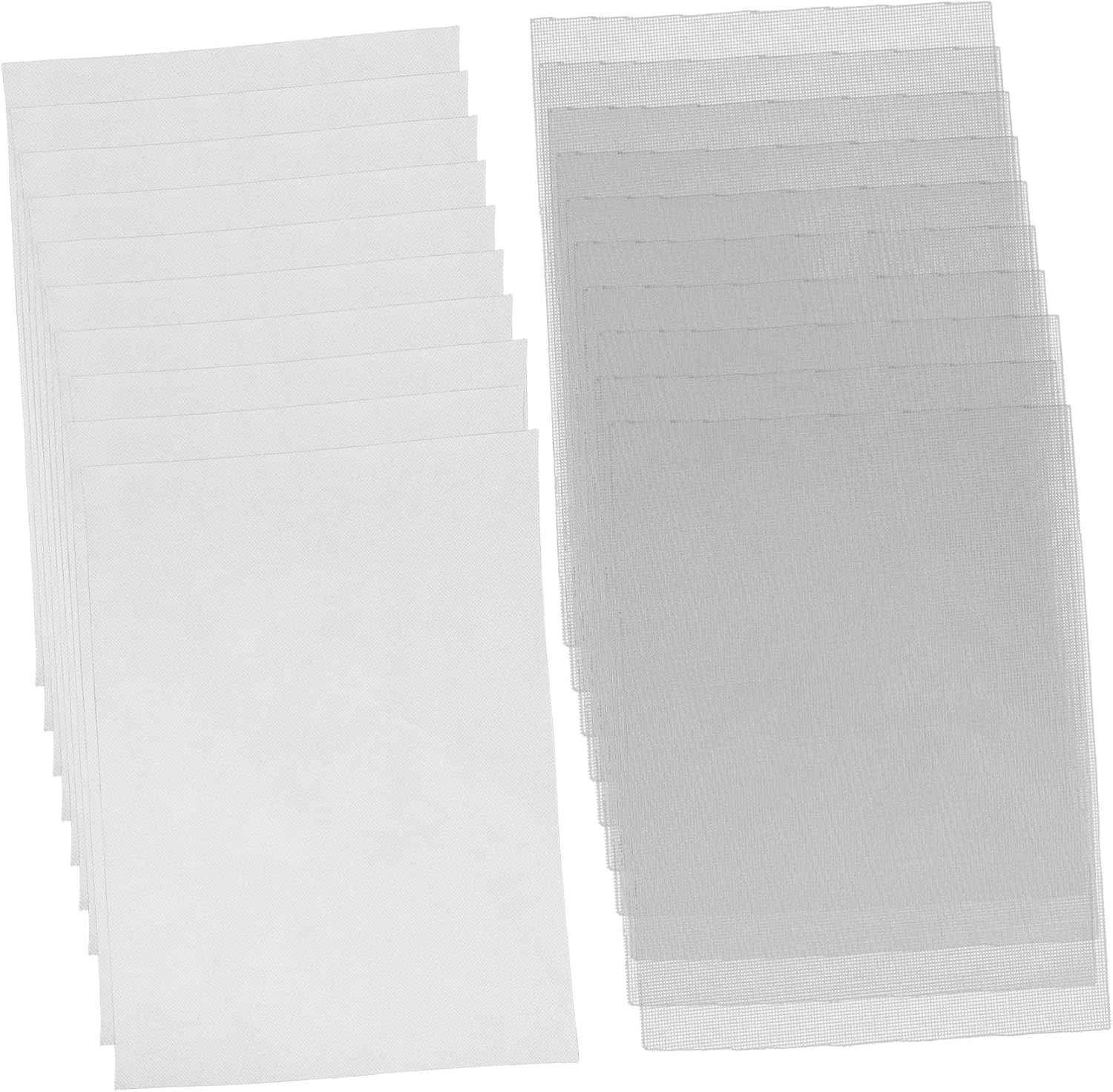 HAPINARY 10sets Craft Paper Screen Mesh Paper Making Accessory Replacement Cloth Handicraft Mesh Cloth Replacement