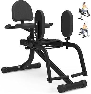 GuuG Hip Abductor Adductor Machine 2 in 1 Adduction Abduction Machine Inner and Outer Thigh and Glute Workout Equipment