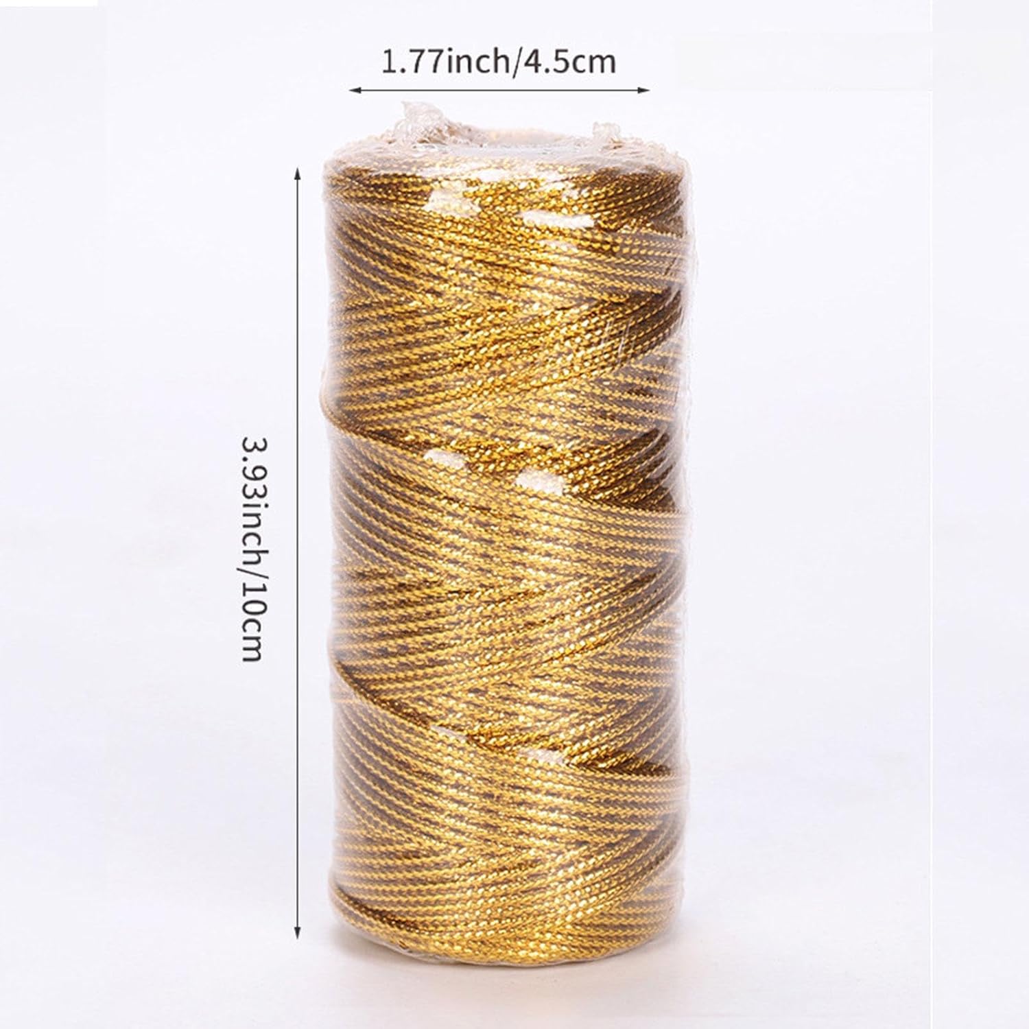 SNAPPSY Wrapping Twine String Bakers Twine for Presents Gift Wrapping Jewelry Making Gold