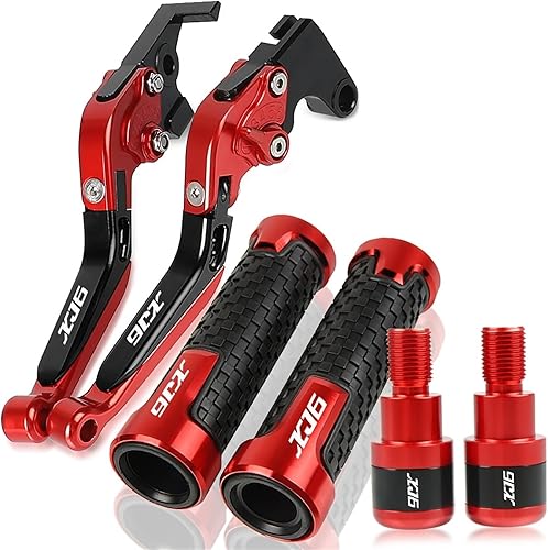 Miniatura 14 de Motocicleta para Y&AMAHA XJ6N XJ6 N XJ6DIVER XJ6 Diver 2009-2015 2014 2013 2012 2010 Palanca de embrague de freno manillar empuñaduras extremo Gris1