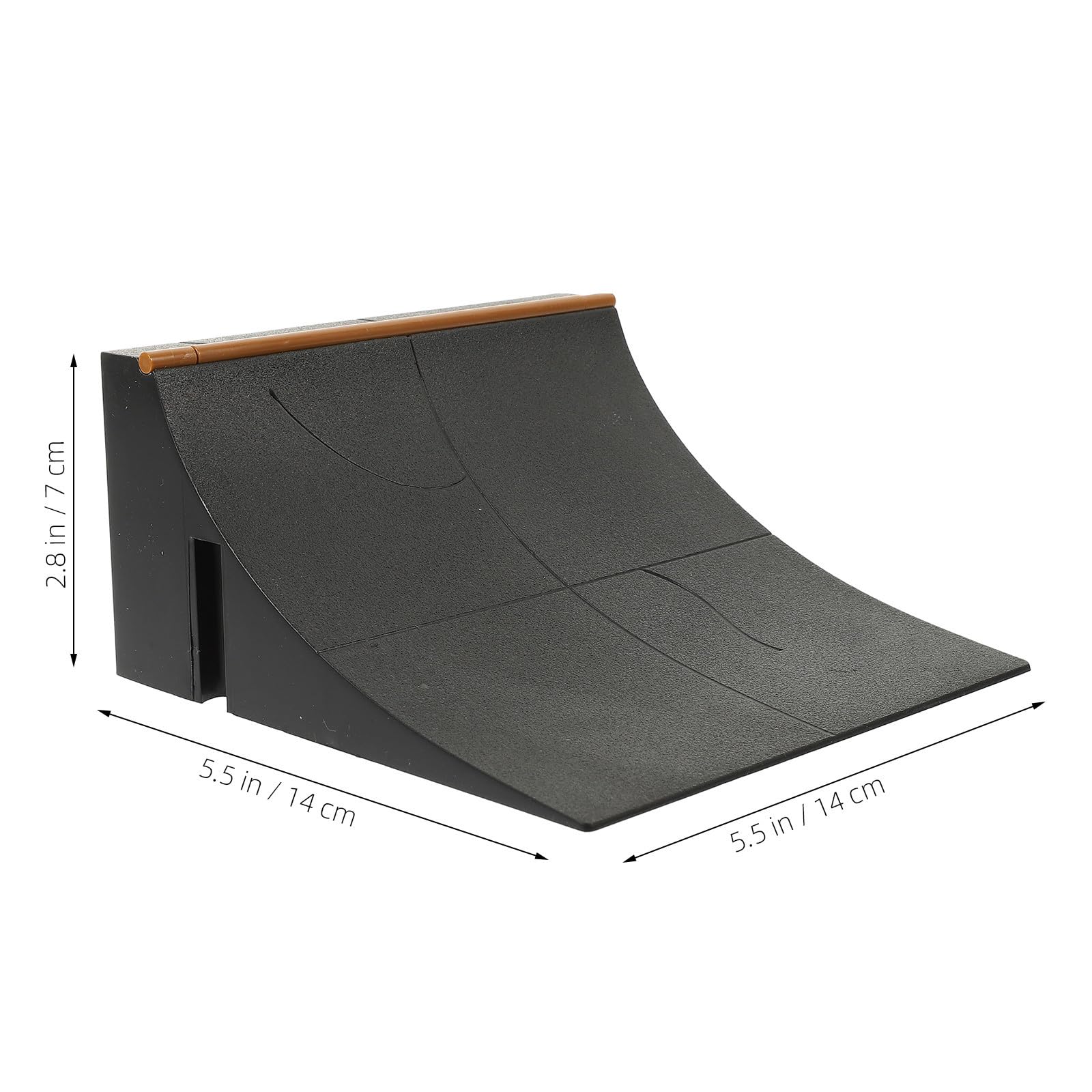 Gatuida 2pezzi Mini Rampa per Skateboard da Dito in Plastica Robusta Forniture per Mini Skate Park Accessori per Skateboard da Dito per Giocare e Allenamento