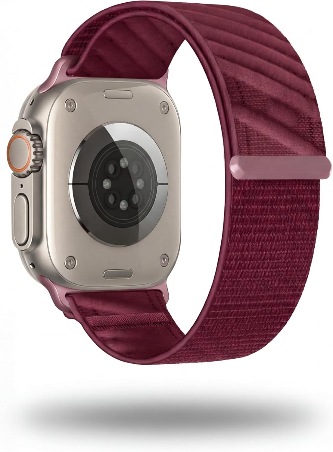 ZYGNAL Nylon Sport Loop Band for Apple Watch Ultra 2/1 (49mm) & Series 11/10/9/8/7/6/SE (46/45/44mm) Breathable Twill Weave, Adjustable Strap, Black