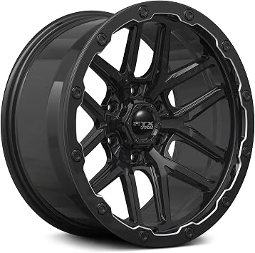 Alloy Wheel, Volcano 18x9.5 6x139.1 ET-10 CB106.1 Gloss Black Milled Edge
