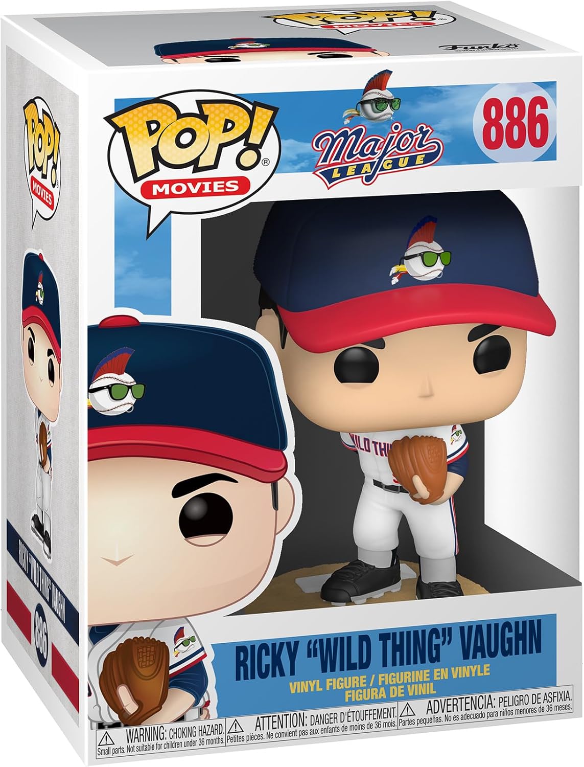 Funko Pop! Movies: Major League - Ricky Vaughn (Styles May Vary)
