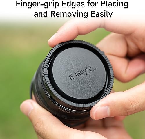 Miniatura 8 de Tapa de lente trasera de cámara y tapa de cuerpo para Sony E Mount A1 A7C A7R IV III A7 III II A7S III II A6600 A6500 A6400 A6300 A6100 A6000