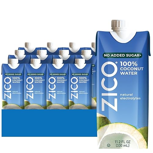 Zico 100% Coconut Water, No added Sugar, Refreshingly Delicious, Hydration