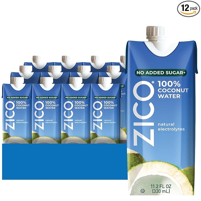 Zico 100% Coconut Water, No Added Sugar