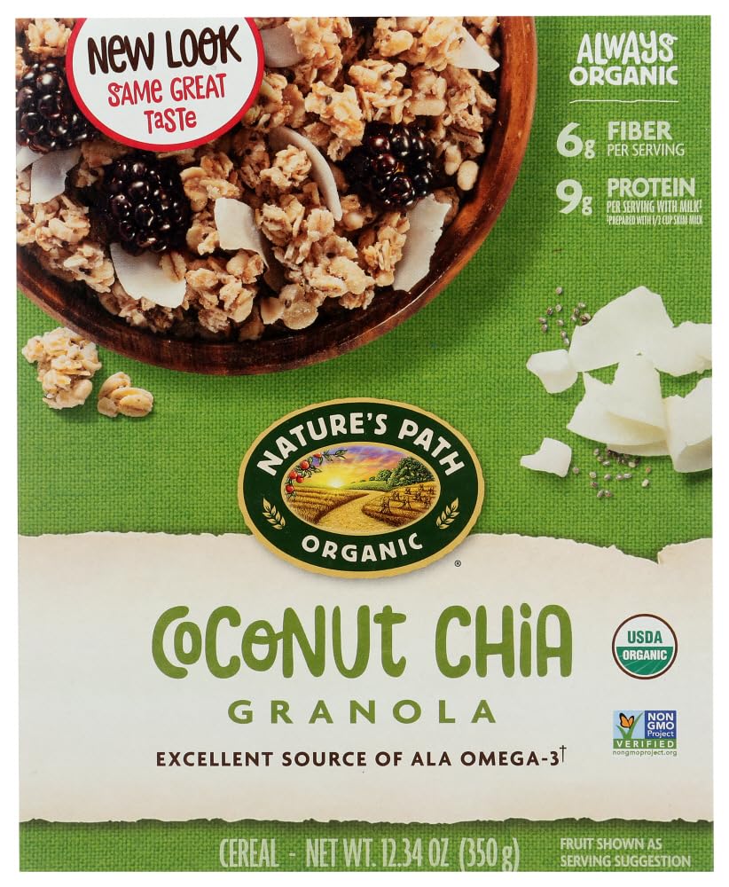 Nature's Path Organic Chia Plus? Granola Cereal Coconut Chia -- 12.34 oz - 2 pc