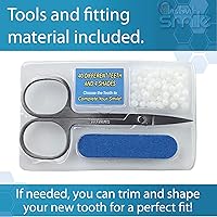 Vista 6 de Instant Smile Complete Your Smile Temporary Tooth Replacement Kit - Replace a Missing Tooth in Minutes - Patented