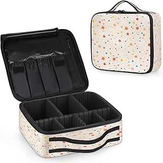 Colorful Stars Makeup Bag for Travel, Cosmeti...