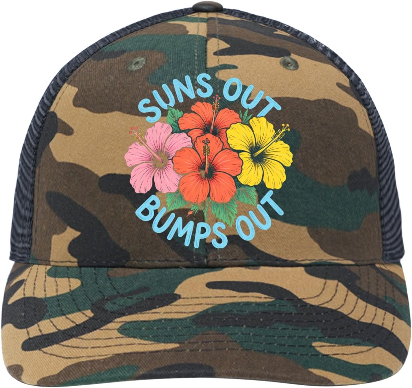 Pregnant Girl Summer Suns Out Bumps Out Baseball Hats Women Adjustable Tennis Trucker Caps