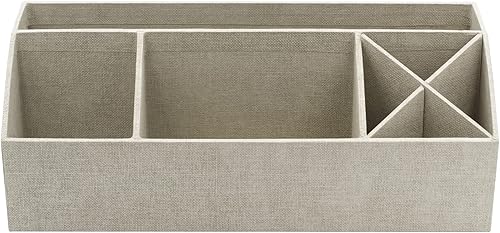 Miniatura 4 de Bigso Box of Sweden Organizador de escritorio con 4 compartimentos, almacenamiento de papelería para notas, clips, bolígrafos, etc. Soporte para