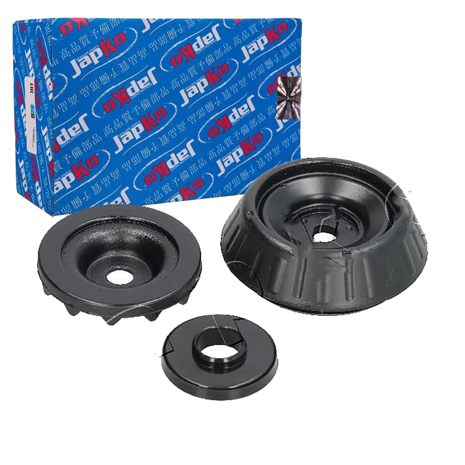 JAPKO SMJ0008 Copela de amortiguador Eje delantero Compatible con KIA RIO III UB, HYUNDAI ix20 JC